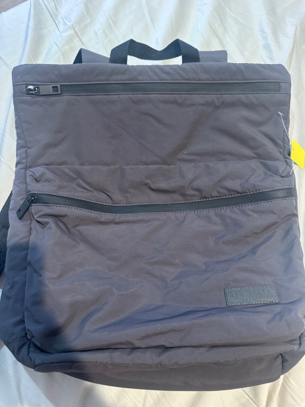 Ted Baker London Dark Navy Backpack with Black Zippers